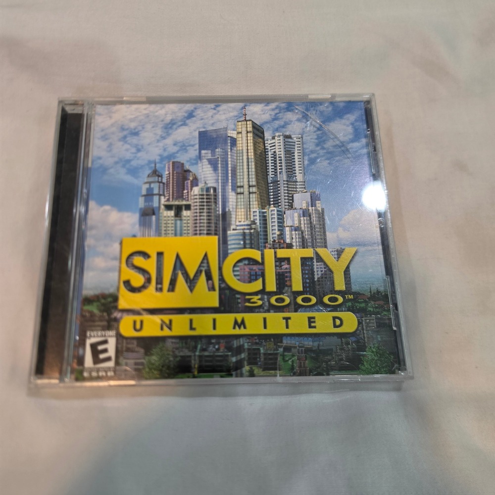 EA SimCity 3000 Unlimited PC CD-ROM Jewel Case Retro City Builder